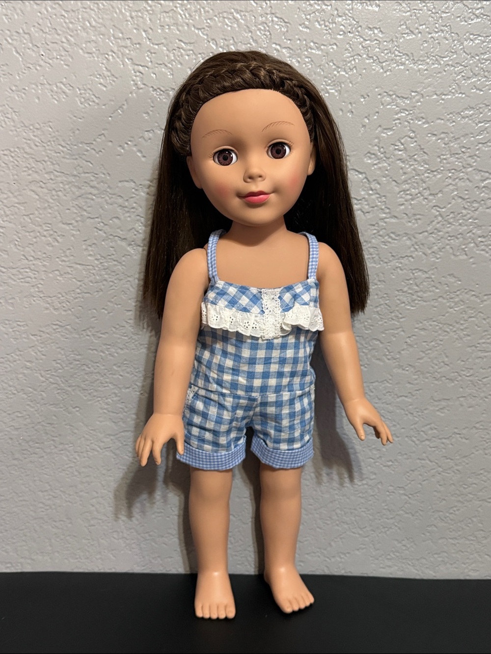 2010 Madame Alexander 18” Doll Brunette with Brown Eyes